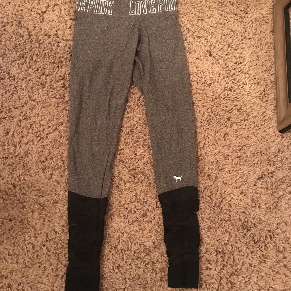 Pink (Victoria secret) mesh leggings